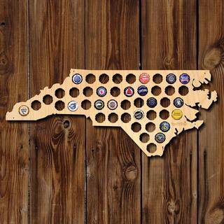 North Carolina Beer Cap Map
