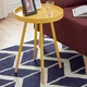 Marcella Paint-dipped Round Spindle Tray-top Side Table iNSPIRE Q Modern - Thumbnail 4