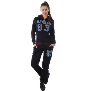 Special One Women's 2-piece Light Fleece Hooded Camouflage Tracksuit