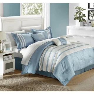 Chic Home Tijuana Blue 11-Piece Bed in a Bag Comforter Set