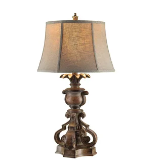 Crestview Collection 34.5 in. Rich Bronze Table Lamp
