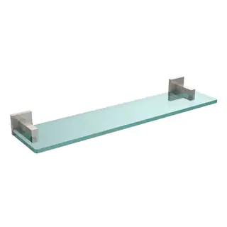 Allied Brass Montero Collection 22-inch Glass Vanity Shelf with Beveled Edges