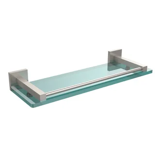Allied Brass Montero Collection 16-inch Glass Shelf with Gallery Rail