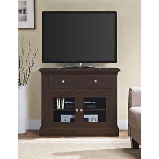 Altra Brandywine Antique Cherry 37-inch TV Stand with Glass Doors