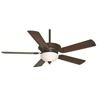 Casablanca Fan Whitman 54-inch Brushed Cocoa with 5 Dark Walnut ABS