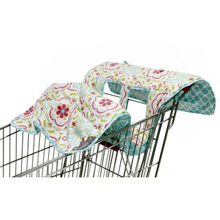 The Peanut Shell Reversible Cart Cover in Mila Print