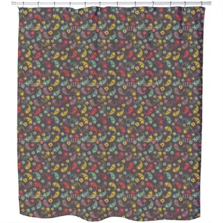 Autumn of Paisley Mix Shower Curtain