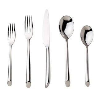Nambe Frond 5-Piece Stainless Steel Place Setting