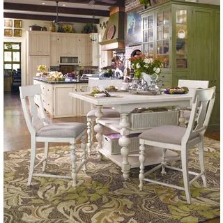 Paula Deen Home Kitchen Gathering Table in Linen Finish