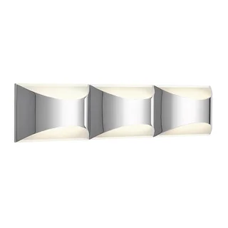 Kichler Lighting Contemporary 3-light Chrome/Matte White LED Bath/Vanity Light