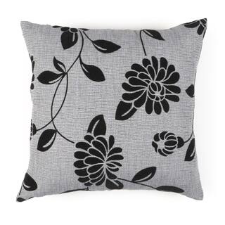 Journee Home 'FLORAL INK' 17-inch Accent Throw Pillow