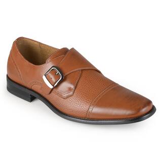 Vance Co. Men's Slip-on Buckle Oxfords Dress Shoes