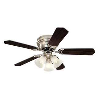 Westinghouse 7861500 42" Brushed Nickel Five Blade Indoor Ceiling Fan With Lights