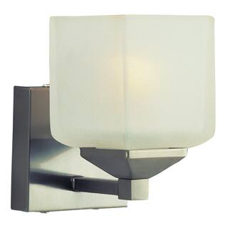 Bel Air Lighting CB-2801-PW 4-1/2" W X 6-1/2" H X 6" D Pewter Cube Wall Scone