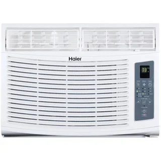 Haier HWE12XCR 12,000 BTU 115V Window-mounted Air Conditioner and Magnetic Remote with Braille