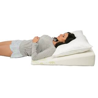 Foam Padded Bed Wedge with Rayon from Bamboo Cover