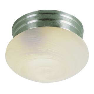 Bel Air Lighting CB-3620-BN 10" 2 Light Brushed Nickel Ceiling Light Fixture