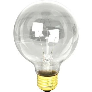 Feit Electric 40G25 40 Watt Clear Bath & Vanity Globe Light Bulb