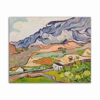The Alpilles Van Gogh Masterpiece Printed on Metal Wall Decor