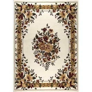 Home Dynamix Optimum Collection Contemporary Ivory Area Rug (7'8X10'4)