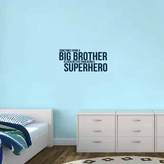 Big Brother 'Superhero' Small Wall Decal