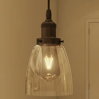 Vonn Lighting Delphinus Pendant Light Adjustable Hanging Industrial Pendant Lighting with Filament Bulb in Architectural Bronze