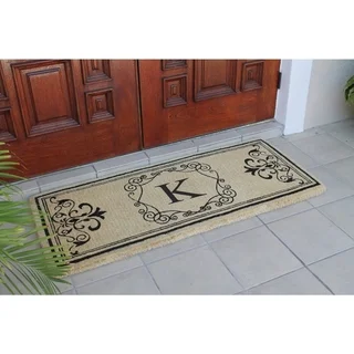 First Impression Hayley Monogrammed Entry Double Doormat (2' x 4'9)