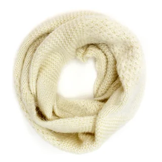 Dasein Fluffy and Chunky Infinity Scarf
