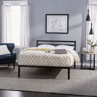 Priage Platform Queen Bed Frame with Headboard