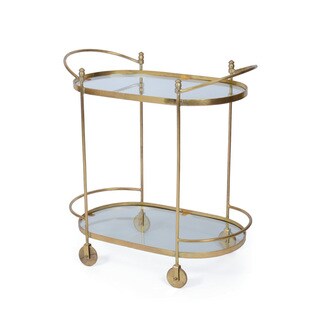 Gold Rimmed Oval Trolley