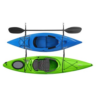 Double Kayak Storage Strap Garage Canoe Hoists 100 lb Capacity