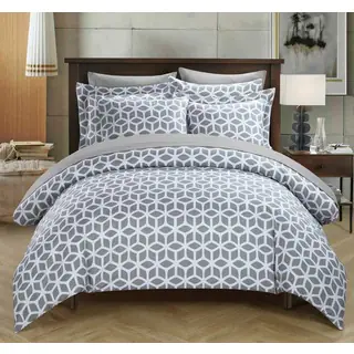 Chic Home Lovey Grey 3-piece Duvet Cover Set