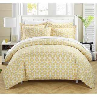 Chic Home Lovey Yellow 9-piece Duvet Bed in a Bag with Sheet Set