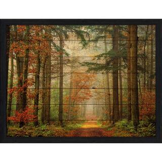 Land Of Trees Giclee Wood Wall Decor