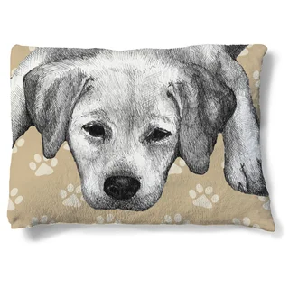 Laural Home Yellow Lab Fleece Dog Bed