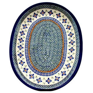 Large Ceramic Oval Serving Platter (Poland)