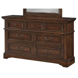 Greyson Living Lakewood Distressed Wood Dresser with Mirror