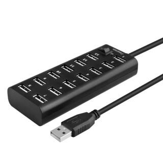 Insten Black 13-Port High Speed USB 2.0 Hub