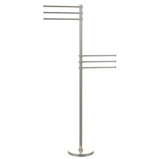 Allied Brass Towel Stand with 6 Pivoting 12-inch Arms
