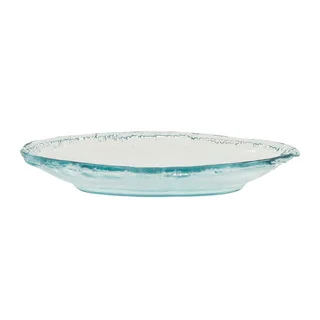 Oval Shaped Glass Platter20-inch, 3-inch