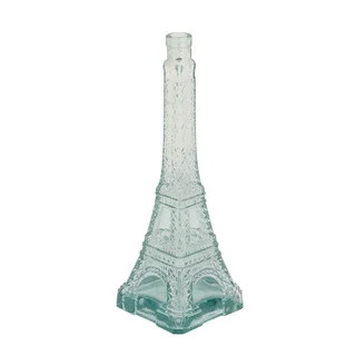 Eiffel Tower Designed Glass Bottle 5-inch, 14-inch