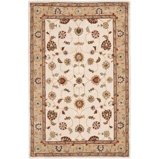 Safavieh Hand-hooked Total Perform Ivory/ Beige Acrylic Rug (6' x 9')