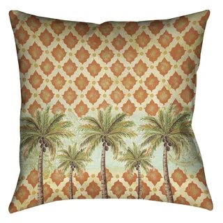 Laural Home Vintage Palm Decorative 18-inch Pillow