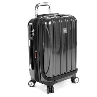 Delsey Helium Aero Titanium 19-inch International Carry-On Laptop Spinner Suitcase