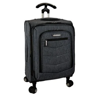 Travelers Choice Silverwood 21-inch Expandable Carry On Spinner Upright Suitcase