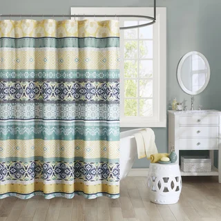 Intelligent Design Celeste Printed Shower Curtain