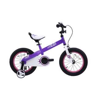 RoyalBaby Honey Kids Bicycle with Training Wheels, Boy's Bikes and Girl's Bike, Gift for kids, Red and Lilac
