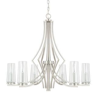 Capital Lighting Stella Collection 6-light Brushed Nickel Chandelier