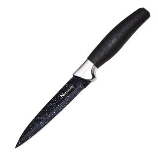 Culinary Edge by Kalorik Premium 5'' Black Marble Coating Utility Knife