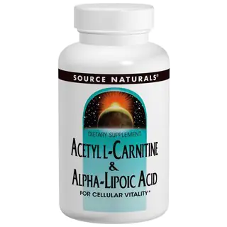 Source Naturals Acetyl L-Carnitine and Alpha Lipoic Acid Tablets (120 Tablets)